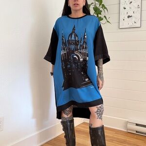Denis Gagnon printed t shirt dress